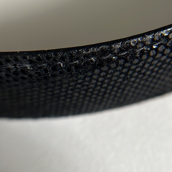 Judith Jack Men's Black Leather Belt - Picture 5 of 11